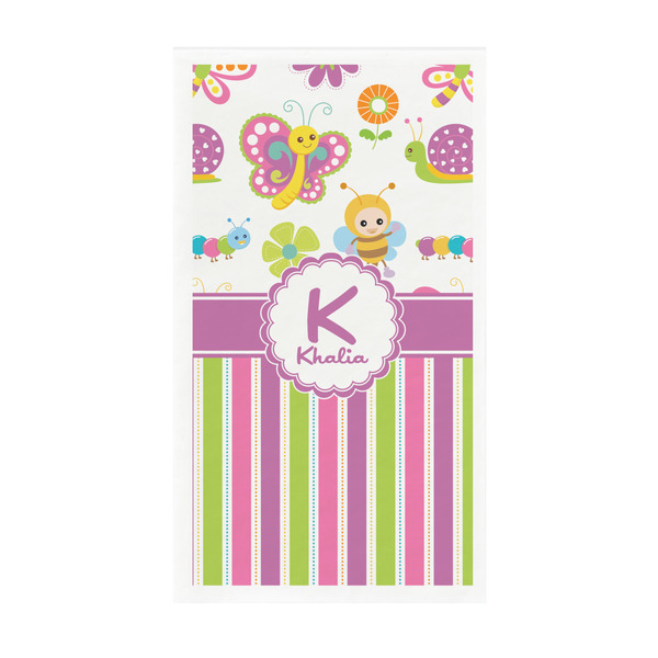 Custom Butterflies & Stripes Guest Paper Towels - Full Color - Standard (Personalized)