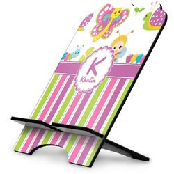 Butterflies & Stripes Stylized Tablet Stand (Personalized)