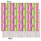 Butterflies & Stripes Tissue Paper - Lightweight - Medium - Front & Back