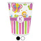 Butterflies & Stripes Custom Waste Basket