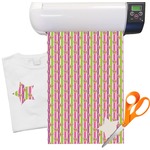 Butterflies & Stripes Heat Transfer Vinyl Sheet (12"x18")