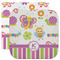 Butterflies & Stripes Facecloth / Wash Cloth (Personalized)