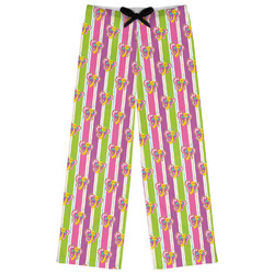 Butterflies & Stripes Womens Pajama Pants - L
