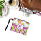 Butterflies & Stripes Wristlet ID Cases - LIFESTYLE