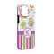 Butterflies & Stripes iPhone 13 Pro Tough Case -  Angle