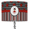 Ladybugs & Stripes 16" Drum Lampshade - ON STAND (Fabric)