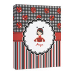 Ladybugs & Stripes Canvas Print - 16x20 (Personalized)