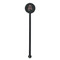 Ladybugs & Stripes Black Plastic 5.5" Stir Stick - Round - Single Stick