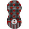 Ladybugs & Stripes Burp Peanut Shaped Flat