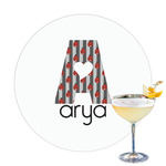Ladybugs & Stripes Printed Drink Topper - 3.25" (Personalized)