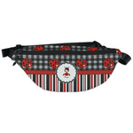 Ladybugs & Stripes Fanny Pack - Classic Style (Personalized)