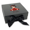 Ladybugs & Stripes Gift Boxes with Magnetic Lid - Black - Front (angle)