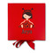 Ladybugs & Stripes Gift Boxes with Magnetic Lid - Red - Approval