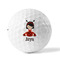 Ladybugs & Stripes Golf Balls - Titleist - Set of 12 - FRONT