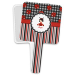 Ladybugs & Stripes Hand Mirror (Personalized)