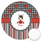 Ladybugs & Stripes Icing Circle - Large - Front