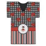 Ladybugs & Stripes Jersey Bottle Cooler (Personalized)