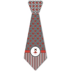 Ladybugs & Stripes Iron On Tie (Personalized)