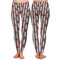 Ladybugs & Stripes Ladies Leggings - Front and Back