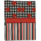 Ladybugs & Stripes Linen Placemat - Folded Half (double sided)