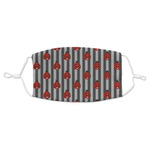 Ladybugs & Stripes Adult Cloth Face Mask