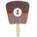 Ladybugs & Stripes Paper Fan (Personalized)