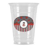 Ladybugs & Stripes Party Cups - 16oz (Personalized)