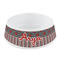 Ladybugs & Stripes Plastic Pet Bowls - Small - MAIN