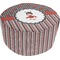 Ladybugs & Stripes Round Pouf Ottoman (Bottom)