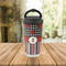 Ladybugs & Stripes Stainless Steel Travel Cup Lifestyle
