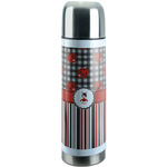 Ladybugs & Stripes Stainless Steel Thermos (Personalized)