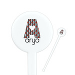 Ladybugs & Stripes Round Plastic Stir Sticks (Personalized)