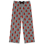 Ladybugs & Stripes Womens Pajama Pants - XS