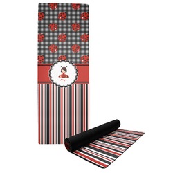 Ladybugs & Stripes Yoga Mat (Personalized)