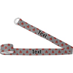 Ladybugs & Stripes Yoga Strap (Personalized)