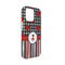 Ladybugs & Stripes iPhone 13 Mini Case - Angle