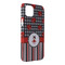 Ladybugs & Stripes iPhone 14 Pro Max Case - Angle