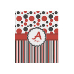 Red & Black Dots & Stripes Poster - Matte - 20x24 (Personalized)