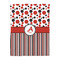 Red & Black Dots & Stripes Comforter - Twin - Front