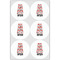 Red & Black Dots & Stripes Drink Topper - XLarge - Set of 6