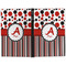 Red & Black Dots & Stripes Large Hard Cover Journal - Apvl