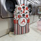 Red & Black Dots & Stripes Large Laundry Bag - In Context