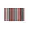 Red & Black Dots & Stripes Tissue Paper - Heavyweight - Small - Front