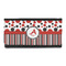 Red & Black Dots & Stripes Ladies Wallet  (Personalized Opt)