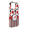 Red & Black Dots & Stripes iPhone 13 Pro Max Case -  Angle