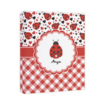 Ladybugs & Gingham Canvas Print (Personalized)