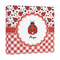 Ladybugs & Gingham 12x12 - Canvas Print - Angled View