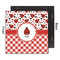 Ladybugs & Gingham 12x12 Wood Print - Front & Back View