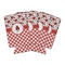 Ladybugs & Gingham 16oz Can Sleeve - Set of 4 - MAIN