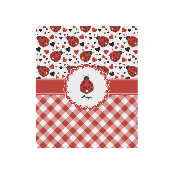 Custom Ladybugs & Gingham Poster - Matte - 20x24 (Personalized)